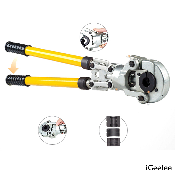 Copper Pipe Crimping Tools CW-1632 for Fittings Use,with Interchangeable Crimping Dies