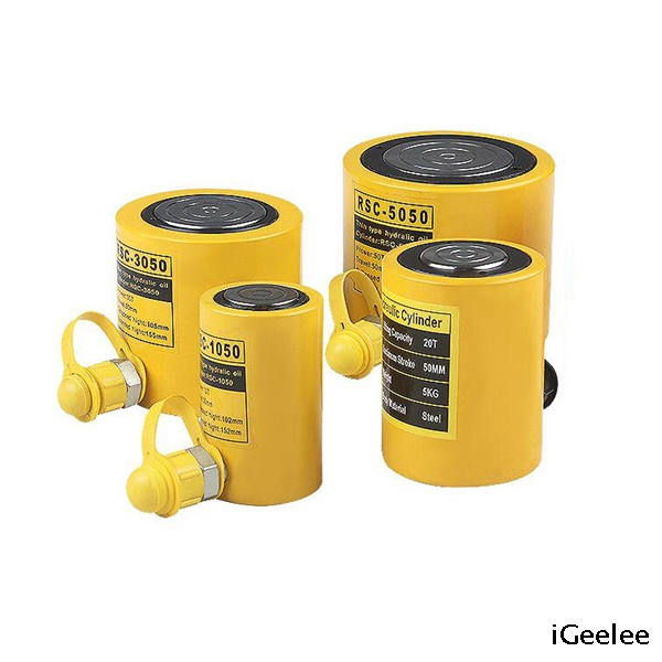 Single Action Hydraulic Steel Cylinder RSC Series Has The Characteristic of Low Collapsed Height