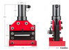 Hydraulic Bus Bar Cutter CWC-150 for Precised Cutting Use And Use Low Energy