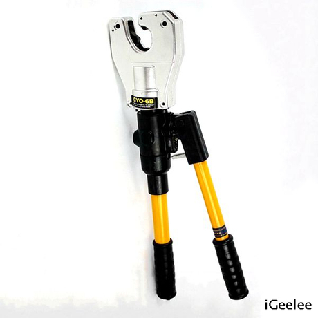 IGeelee Hydraulic Cable Crimper Tool CYO-6B For Crimping Copper ...