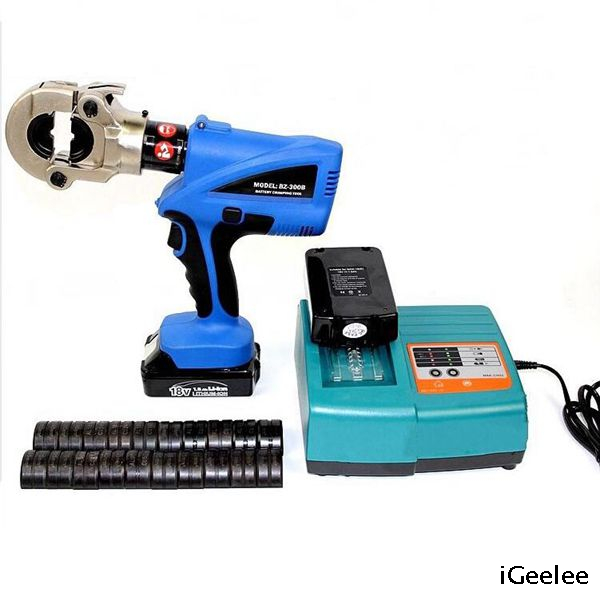 BZ-300B Min Power Battery Hydraulic Copper And Aluminum Cable Lug Crimping Tools Crimp for 16-300mm2