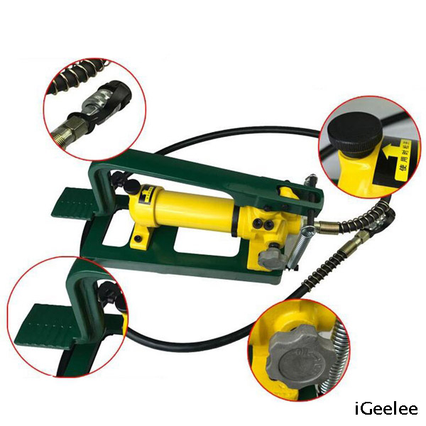 Foot Operated Hydraulic Pump CFP-800-1 with Coupler Plug of 3/8" Thread