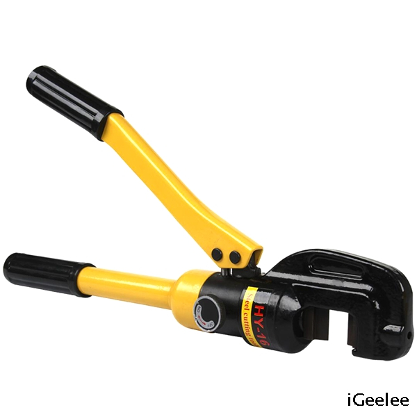 Hydraulic Rebar Cutter HY-16 with Special Cut Opening Design for Quick Open