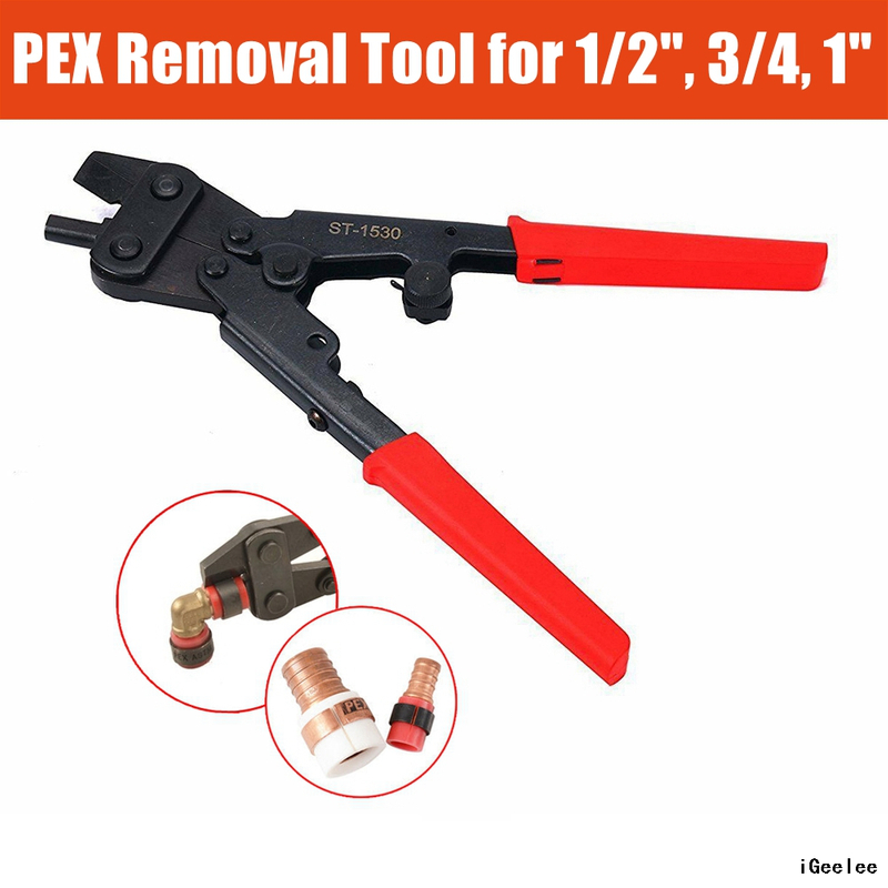 iGeelee PEX Crimp Ring Removal Tool ST-1530 for 1/2-Inch,3/4-Inch,1-Inch Copper Crimp Rings 