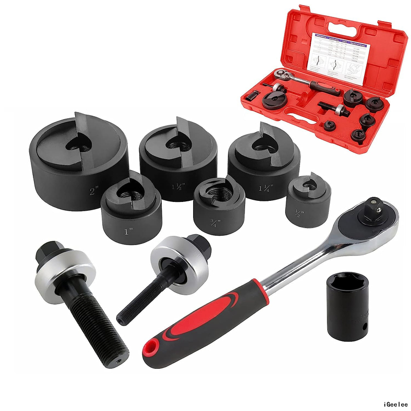 Portable Knockout Punch Kit CC-60 Range From 1/2 To 2 Inch, with Dies of 1/2