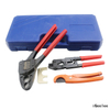 IGeelee Combo Angle Head PEX Pipe Crimper Kit for 1/2" & 3/4" for All US F1807 Standards Copper Rings