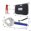 iGeelee Hydraulic A/C Hose Crimper Hydraulic A/C Crimping Tool Hydra-crimp for Barbed And Beaded Hose Fittings