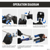 IGeelee Hydraulic Copper Pipe Crimper HT-1950 for Plumbing System