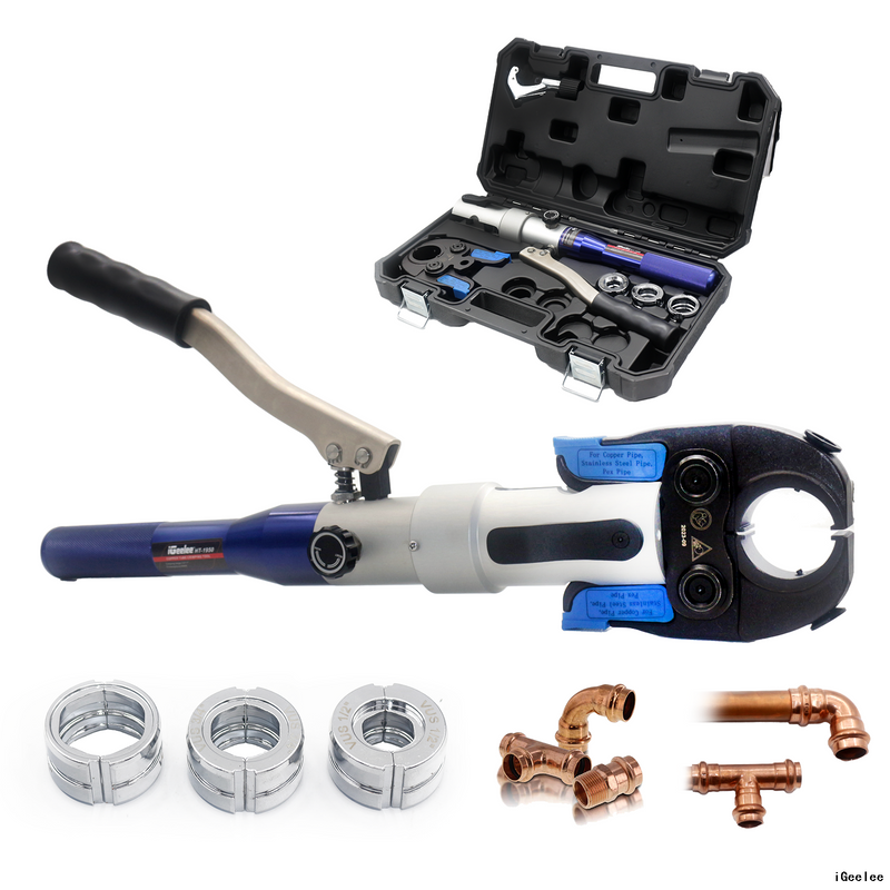 IGeelee Hydraulic Copper Pipe Crimper HT-1950 for Plumbing System