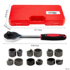 Portable Knockout Punch Kit CC-60 Range From 1/2 To 2 Inch, with Dies of 1/2