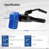 iGeelee Hydraulic Knockout Hole Punch Set 1/2 to 2 inch Electrical Conduit Hole Cutter Set KO Tool Kit Metal Sheet Puncher