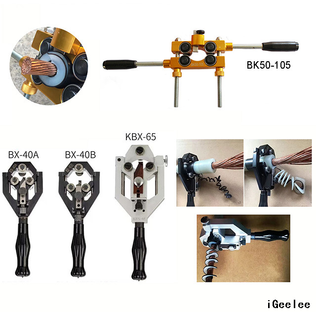 Cable Stripper BX-40A/BX-40B for 20-40mm Cable End of The Primary Insulation Layer of The Strip