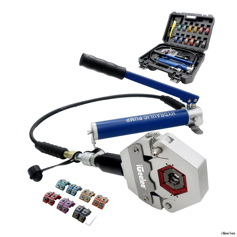 Aluminum Alloy Hydraulic Hose Crimper Tool IG-7842P Hand Operated Hydraulic Hose Crimping Tool